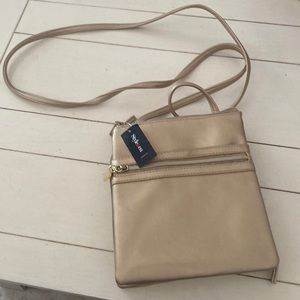 Style & Co. cross bod vinyl & new with tags. Re: $58.50